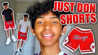 CHICAGO BULLS JUST DON SHORTS UNBOXING [upl. by Lauree]