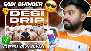 REACTION ON  DESI DRIP Official Video Sabi Bhinder  Cheetah  Latest Punjabi Song 2024 [upl. by Sage]