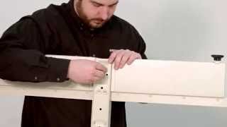 How To Assemble a Double Sided Gondola Shelving Display Unit  Item 1371 [upl. by Slorac500]