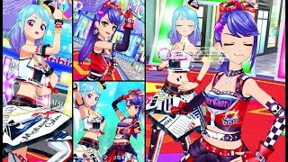 アイカツフレンズ！湊みおamp如月ツバサで6cm上の景色・とてもむずかしい・グラフィカルモードコーデ，ガールズフラッグコーデ ※アンコール発生 [upl. by Thagard]