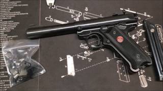 Ruger Mark IV Volquartsen Kit install Follow up Function test and Range Review [upl. by Animar]