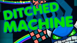 AWESOME Dual Ditched Machine  Geometry Dash Demon [upl. by Hairahcez]