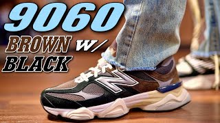 New Balance 9060 BROWN amp BLACK Review amp On Foot [upl. by Adamek]