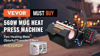 VEVOR Mug Heat Press 1120oz Cup Product Demo [upl. by Sterner]