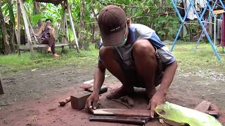 How Blacksmiths make Golok Machetes in Central Java Part 3 [upl. by Schultz]