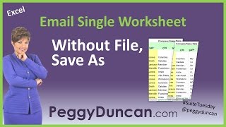 How to Email a Single Excel Worksheet in a Workbook updated [upl. by Nythsa335]