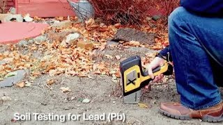 Testing soil for lead with DELTA Handheld XRF Analyzer [upl. by Sydel303]