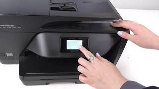 HP Officejet 6950 How to perform a print alignment [upl. by Marozas]