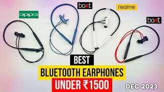 Top 5 Best Neckband Under ₹1500 2023 ⚡ Bluetooth Earphones under 1500 ⚡ Wireless Neckband 1500 [upl. by Eenoj]