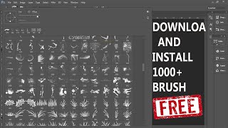 How to Download Brushes for Photoshop in Hindi  Photoshop Brushes Download  Photoshop brush [upl. by Naxor141]