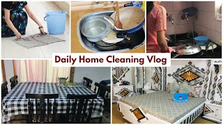 Daily Home Cleaning Vlog  How I Clean My House Everyday [upl. by Yenttihw493]