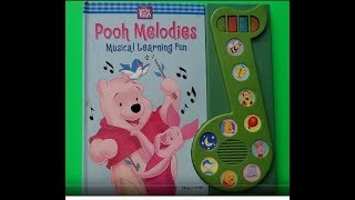 WINNIE THE POOH quotPooh Melodiesquot Musical Learning Fun PLAYASONG DISNEY [upl. by Arta]