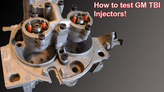 How to test your TBI Injectors [upl. by Boehike]