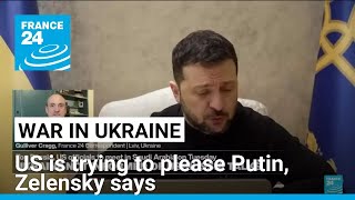 US wants to please Putin Zelensky • FRANCE 24 English [upl. by Casanova]