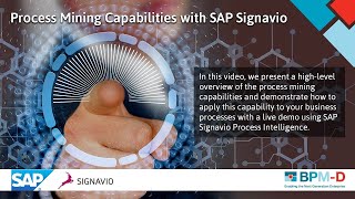 Process Mining Capabilities with SAP Signavio  Explanation amp Demo [upl. by Aluin]