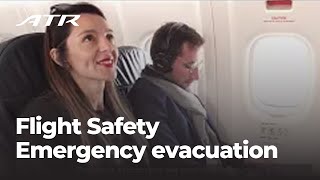 ATR Flight Safety  Emergency Evacuation [upl. by Waechter142]