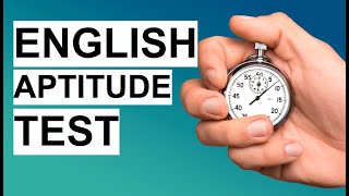 ENGLISH Aptitude Test PRACTICE Questions amp Answers [upl. by Kenaz413]