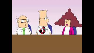 Dilbert Animated Cartoons  Fuzzy Donut Meeting and Mr Coffee [upl. by Ahsal203]