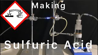 Making sulfuric acid method 1 [upl. by Aydin]