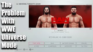 The Problem With WWE Universe Mode [upl. by Henebry914]