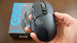 Unboxing the New Logitech G502 Hero and Comparison to G502 Proteus Spectrum [upl. by Gerianne]