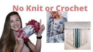 Things To Make With Yarn WITHOUT Knitting or Crocheting  Loop Yarn Project Ideas [upl. by Serena163]