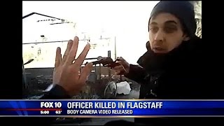 Police camera shows final moments before man killed Flagstaff officer [upl. by Lleoj]