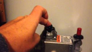 How to start Hot Water Heater Pilot Light [upl. by Ahsilem]