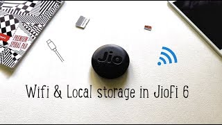 How to use SD card as a storage option in JioFi 6Wifi amp Local Storage [upl. by Mahmoud]