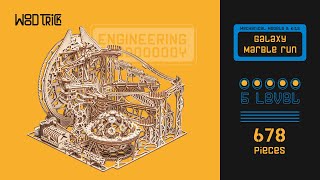 Wood Trick  Galaxy Marble Run [upl. by Nue]