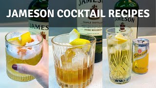 3 Jameson Cocktail Recipes You Can Make at Home [upl. by Arracot]