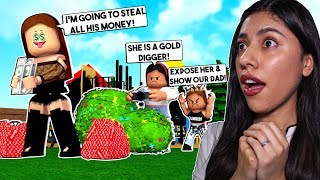 WE SECRETLY RECORDED OUR DADS GIRLFRIEND amp EXPOSED HER AS A GOLD DIGGER  Roblox Roleplay [upl. by Spieler]