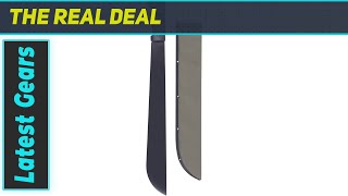 Rothco Bush Pro Steel Machete with Sheath  Best Survival Tool for Tough Conditions [upl. by Aicenat557]