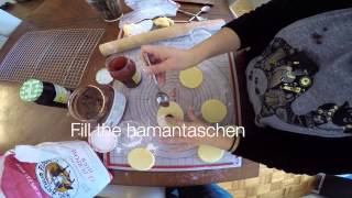 How to Make Hamantaschen 1minute video [upl. by Zippel]