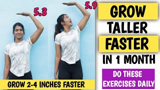 Grow Taller Fast In 1 Month  Boost Height With These Effective Yoga Asanas  growtaller [upl. by Hcirdeirf]