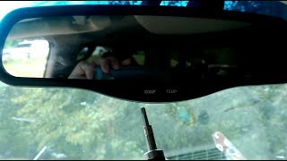 How To Remove The Rear View Mirror Gmc Yukon Denali Chevy Silverado avalanche [upl. by Eves]