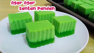 Cara Membuat Agar Agar Santan Pandan [upl. by Anna]