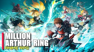 Million Arthur Ring  Anime RPG Gameplay AndroidiOS [upl. by Ellemac628]