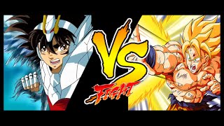 Goku Vs Seiya [upl. by Annoyi]