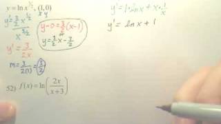 51b Natural Logarithmic Differentiation  Calculus [upl. by Meluhs]