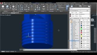 Autocad 3D How To Draw a Water Tank [upl. by Reitrac]