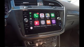 2020 Volkswagen Tiguan Apple CarPlay Tutorial AppConnect [upl. by Aihsia92]