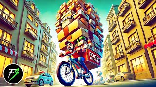 Build Your Own Food Delivery EMPIRE In This NEW Simulator [upl. by Partan]