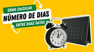 Como Contar Dias no Excel  Calcular a Quantidade de Dias Entre Duas Datas  Funções Data [upl. by Noe]