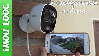 Telecamera di videosorveglianza Amazon con funzione antifurto e sirena di allarme Recensione e test [upl. by Raybin]