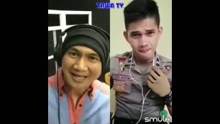 Duet Smule Keren Anji Feat Polisi Ganteng Bersuara Merdu  DIA [upl. by Ennaeerb]