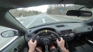 TEST GoPro HERO6  ek4 civic B16A2 engine [upl. by Willdon]