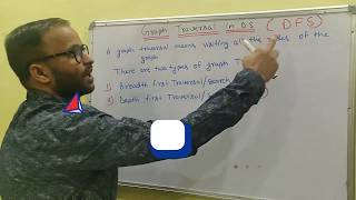 DFS graph traversal in data structure  depth first search Hindi [upl. by Nosemaj334]