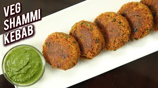 Shami Kabab Recipe  How To Make Veg Shammi Kebab  Veg Starter Recipe  Ruchi [upl. by Beutler273]