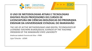 O USO DE METODOLOGIAS ATIVAS E TECNOLOGIAS DIGITAIS PELOS PROFESSORES [upl. by Onivag]